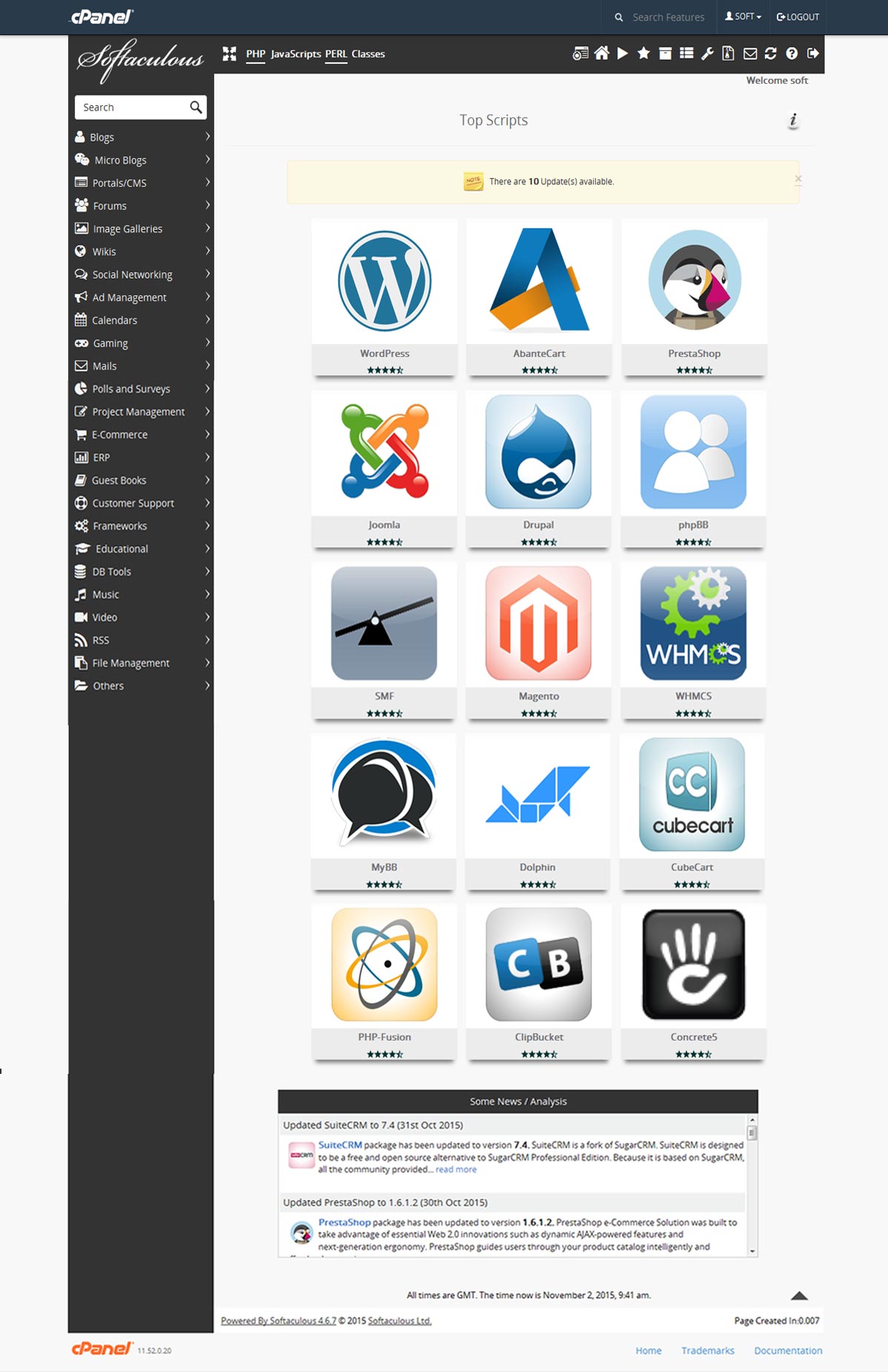 screenshot cpanel2 